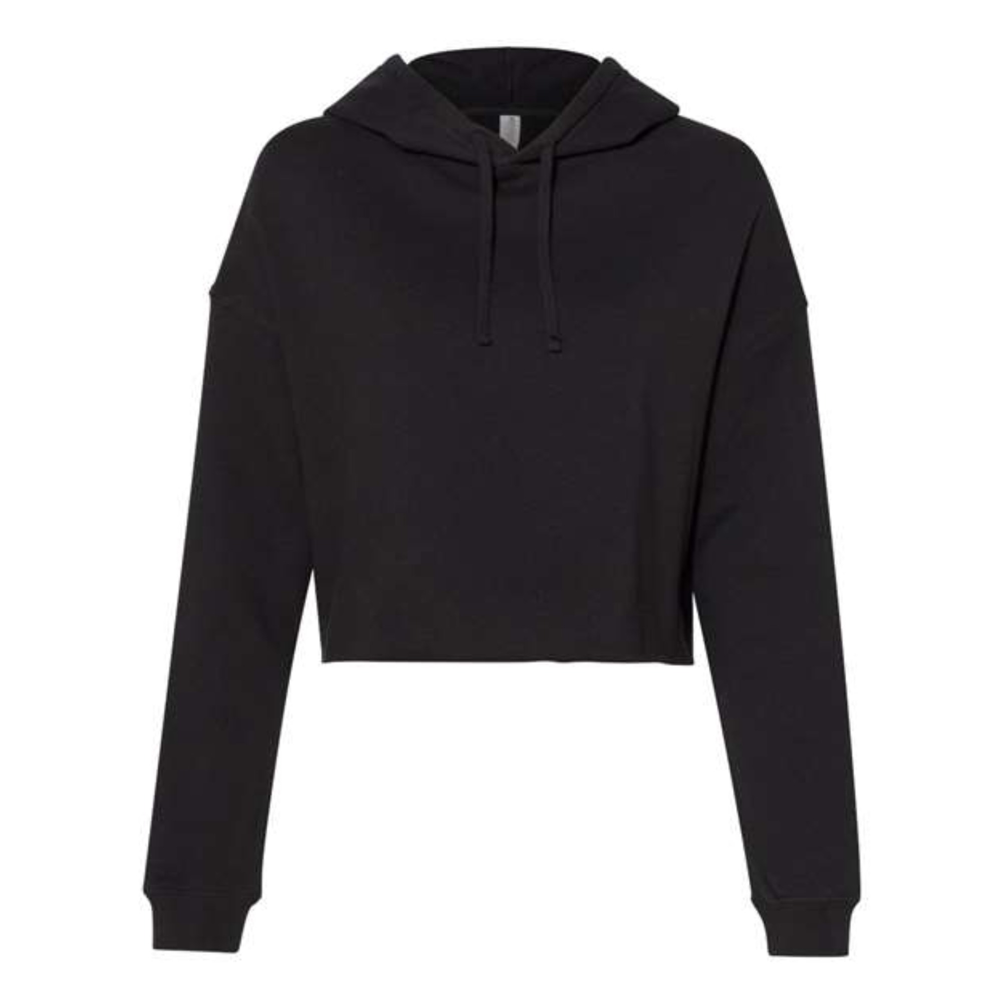 Hoodie Crop Noir